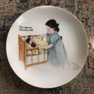 norman rockwell sleep tight collectors edition plate.